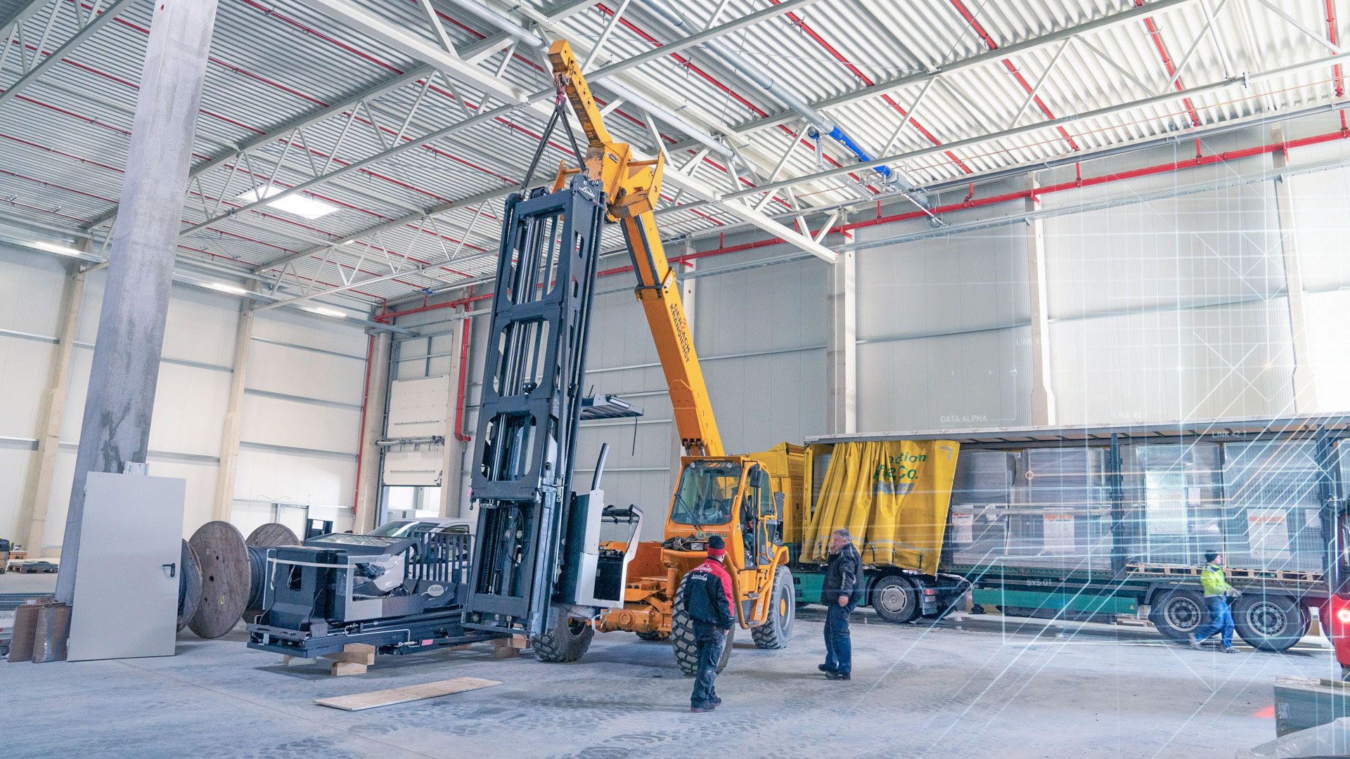 Aufbau Schmalgangstapler Linde K-Serie