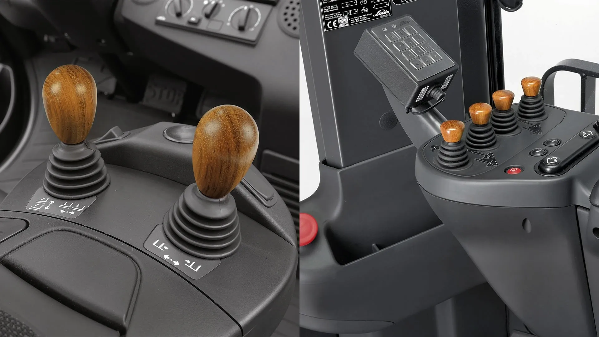 Holzgriffe für Joysticks