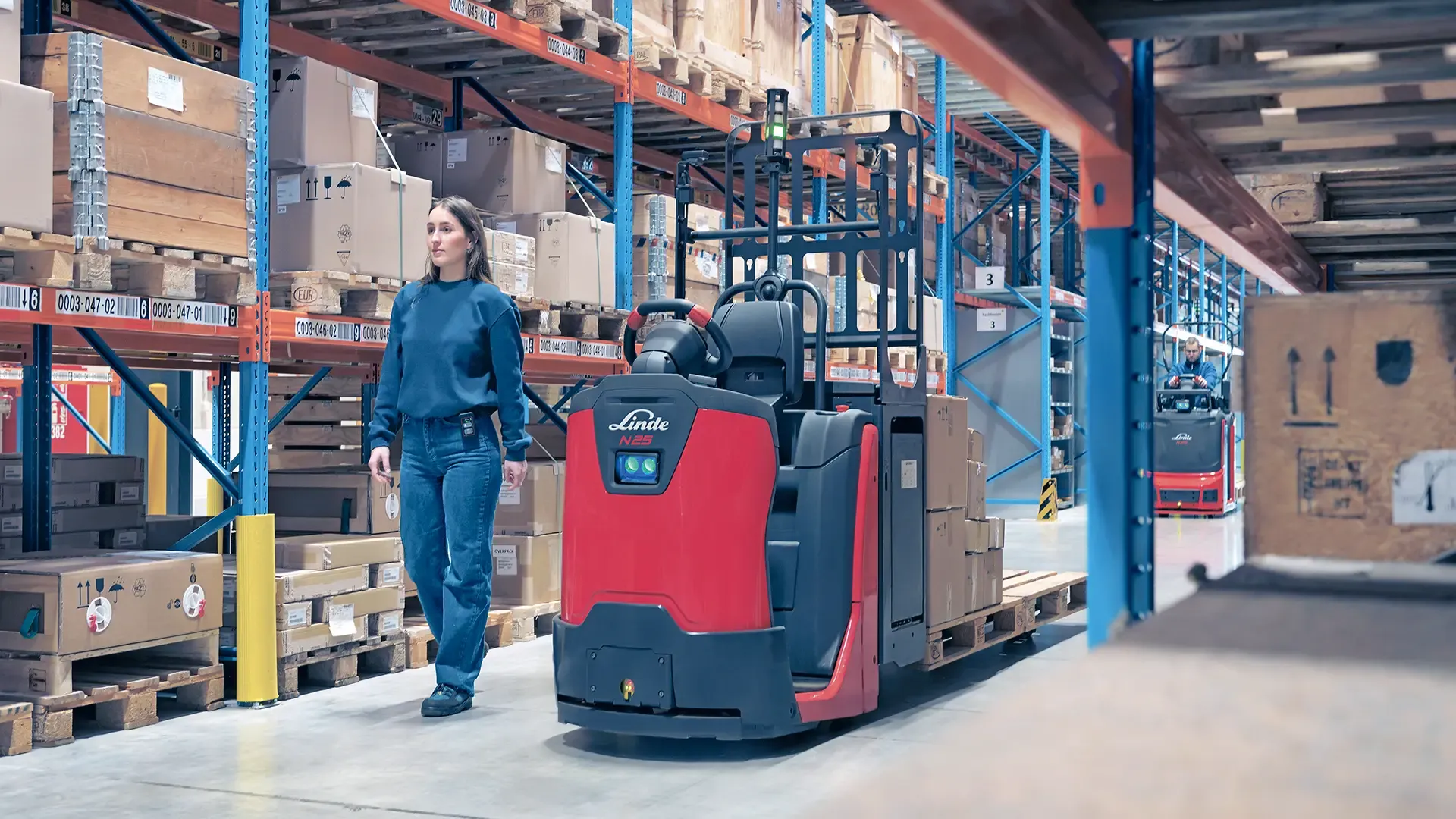 Linde Elektrostaplerflotte
