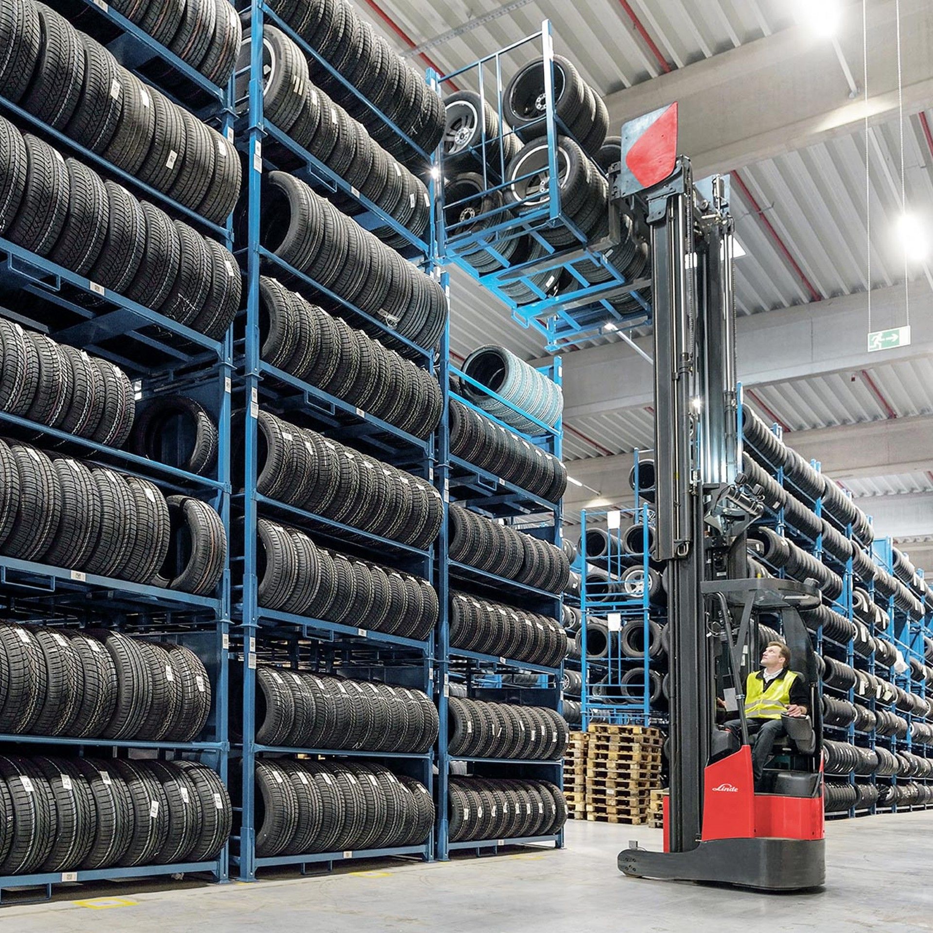 Linde Elektrostaplerflotte