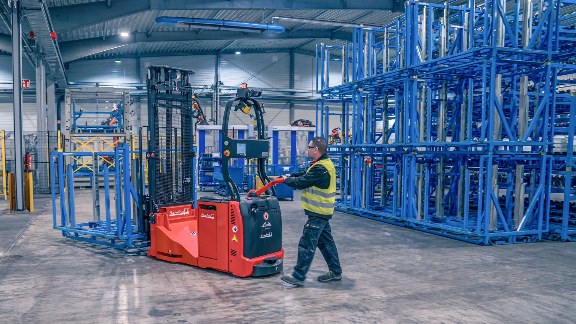 Linde L-MATIC im manuellen Betrieb