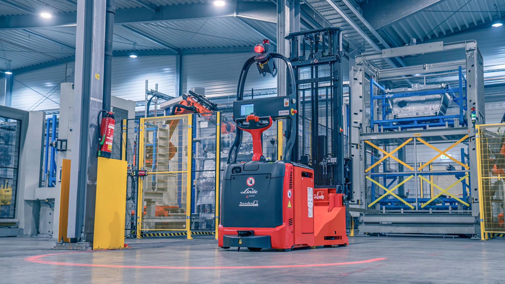 Linde L-MATIC im Einsatz