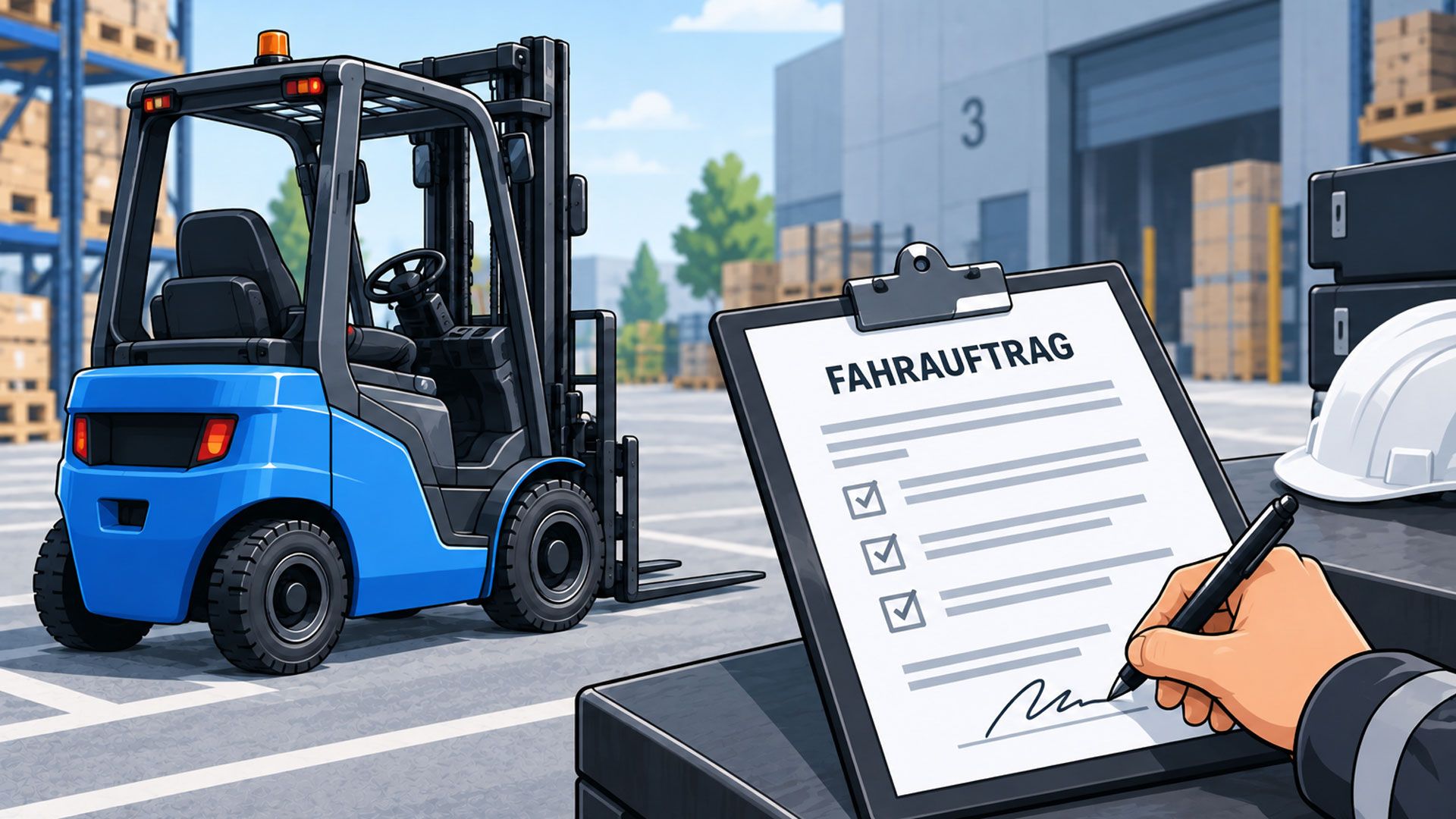 Staplerschein in der Tasche – und jetzt einfach losfahren?