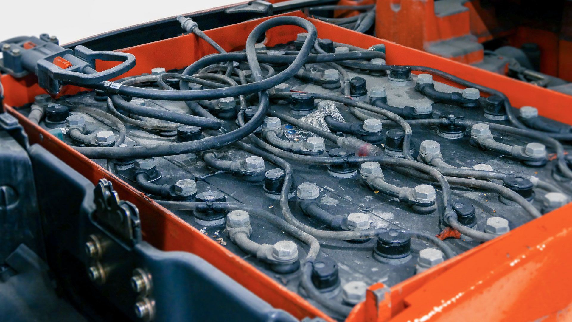 Verschmutze Batterie
