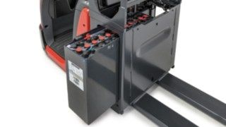 Seitlicher Batteriewechsel